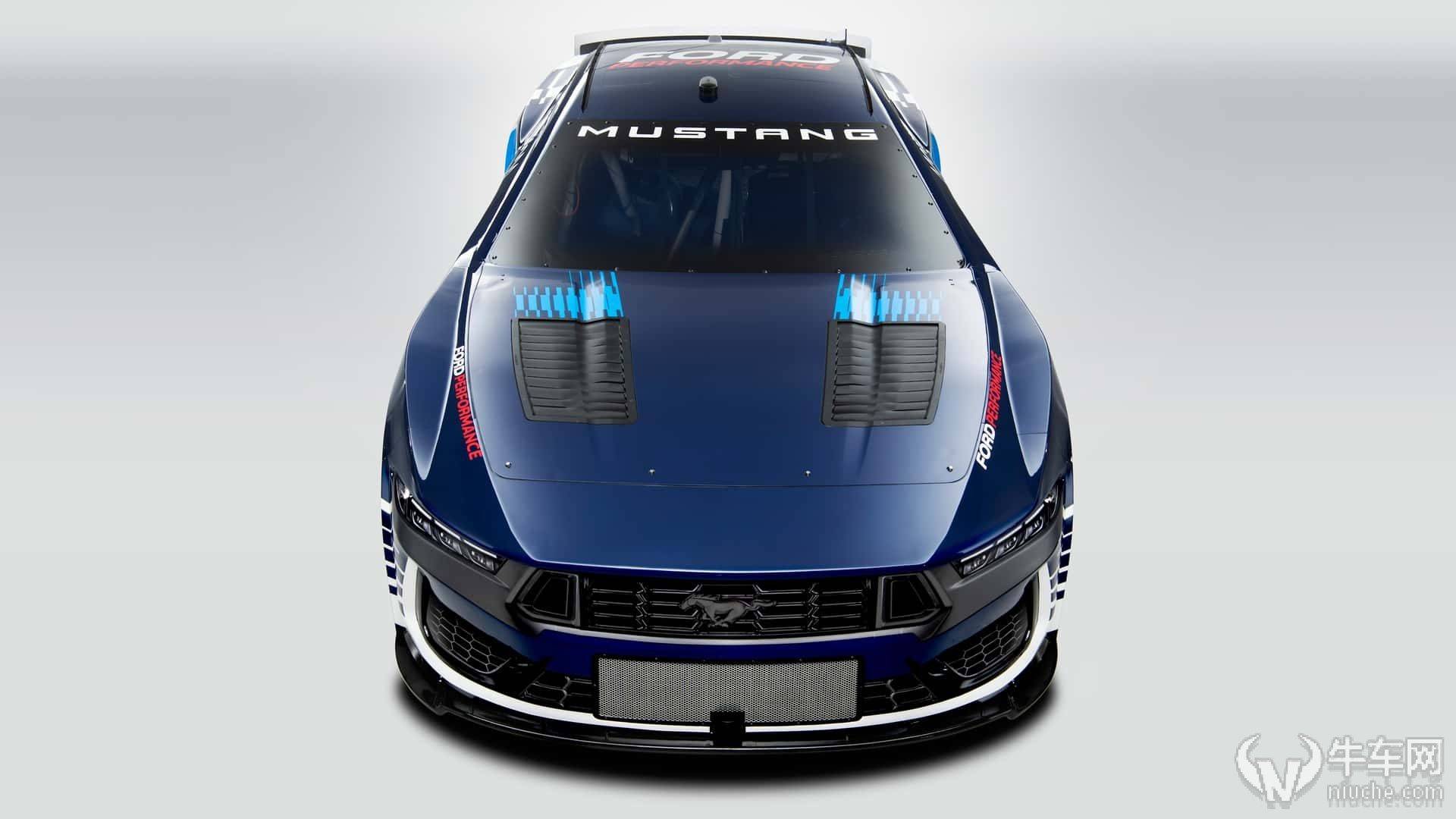 赛车:福特Mustang新赛车 2024赛季NASCAR赛车