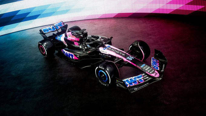 F1赛车:Alpine发布2024赛季F1赛车A524