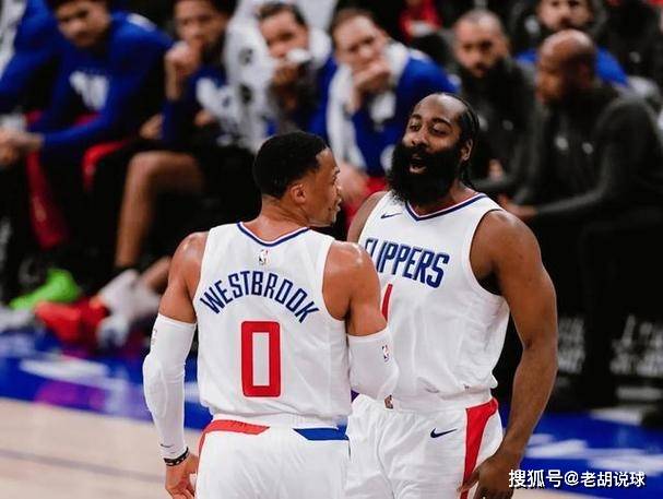 NBA:快船西部第一！数据证哈登贡献巨大NBA，联手小卡已成NBA最强双人组