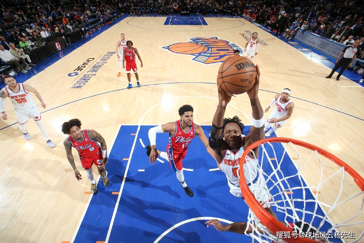 NBA:NBA爆冷门NBA，费城76人不敌尼克斯遭遇惨败，恩比德空砍29分难救主