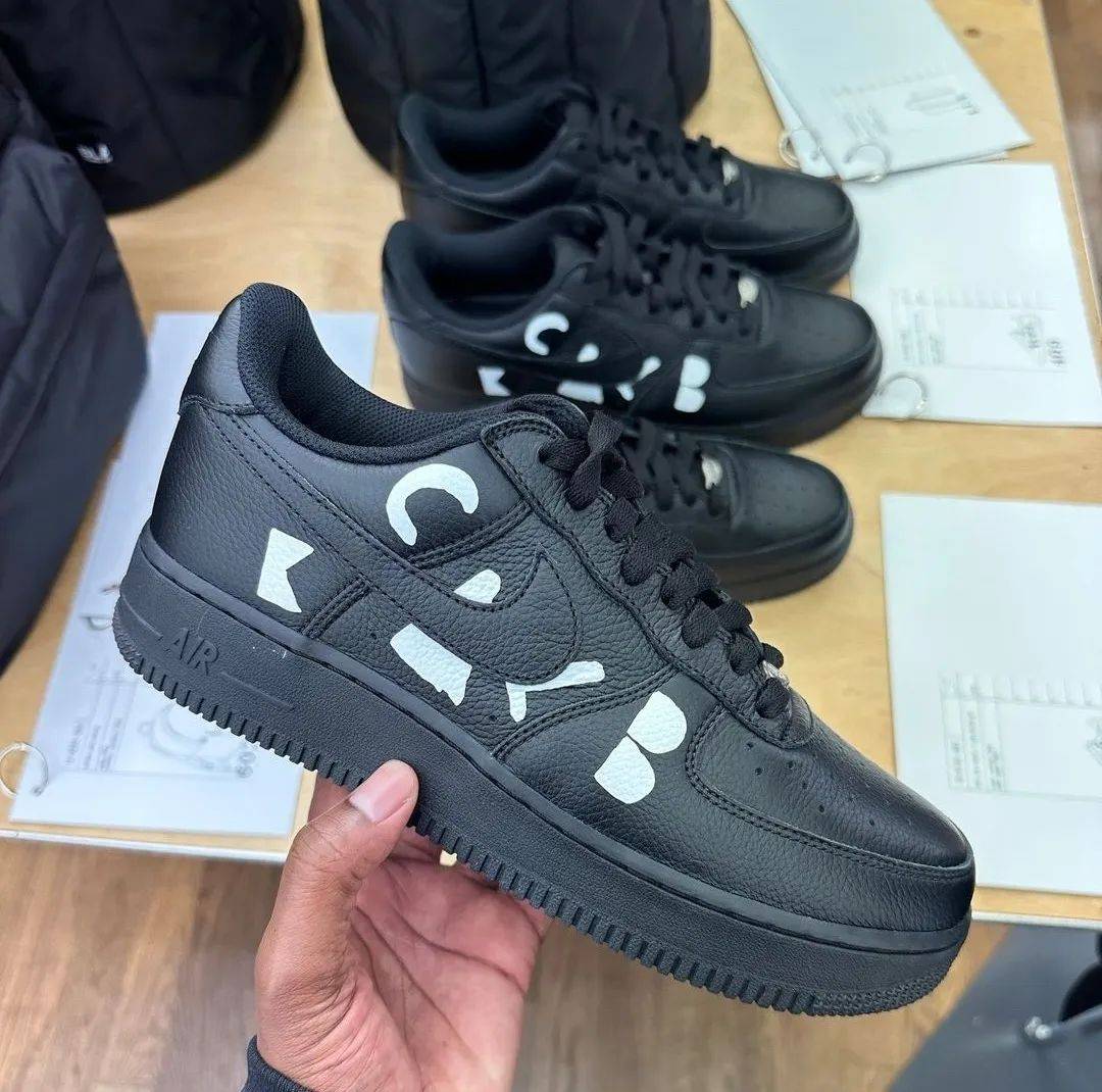 F1:CDG x Nike AF1 实物泄露F1！你打几分？