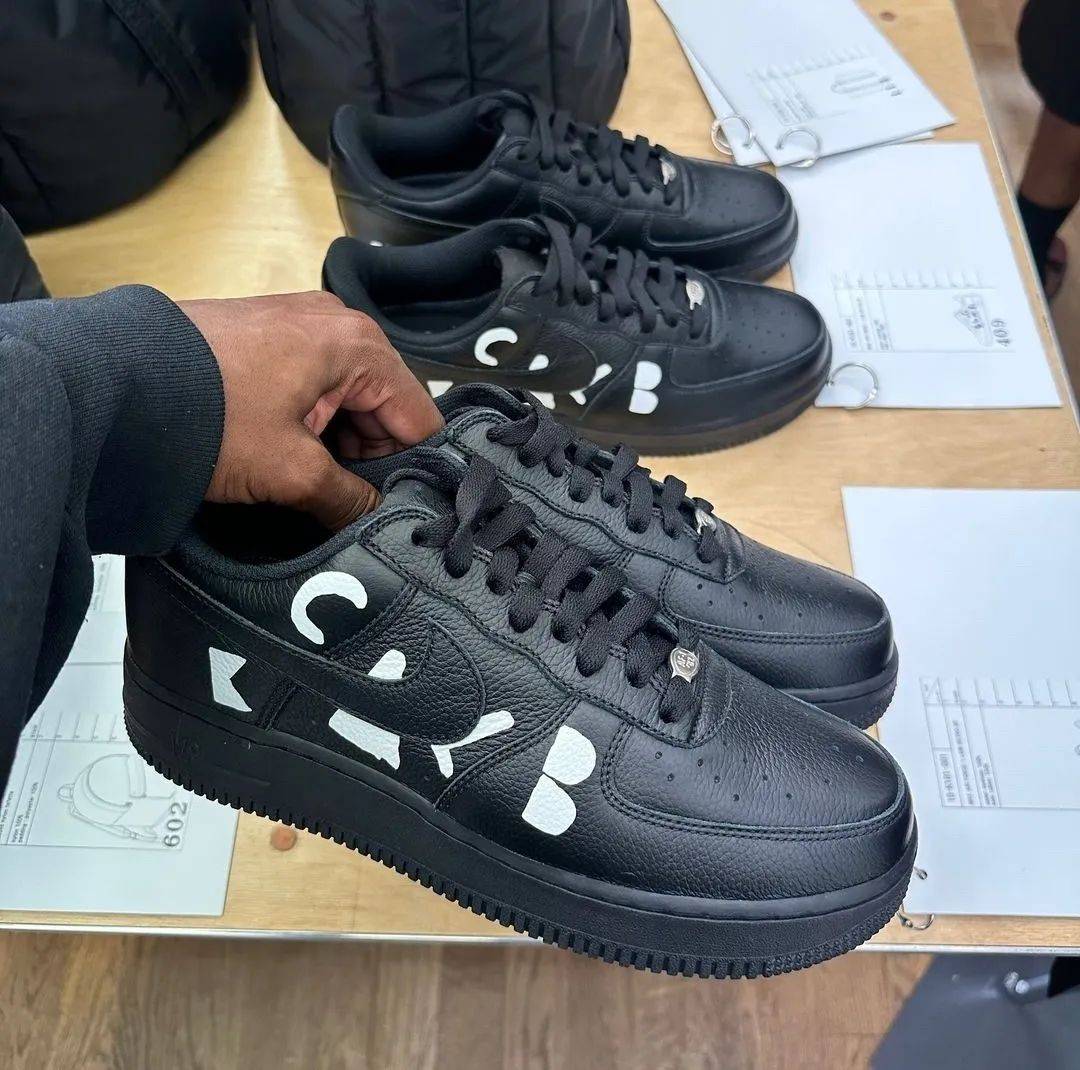 F1:CDG x Nike AF1 实物泄露F1！你打几分？